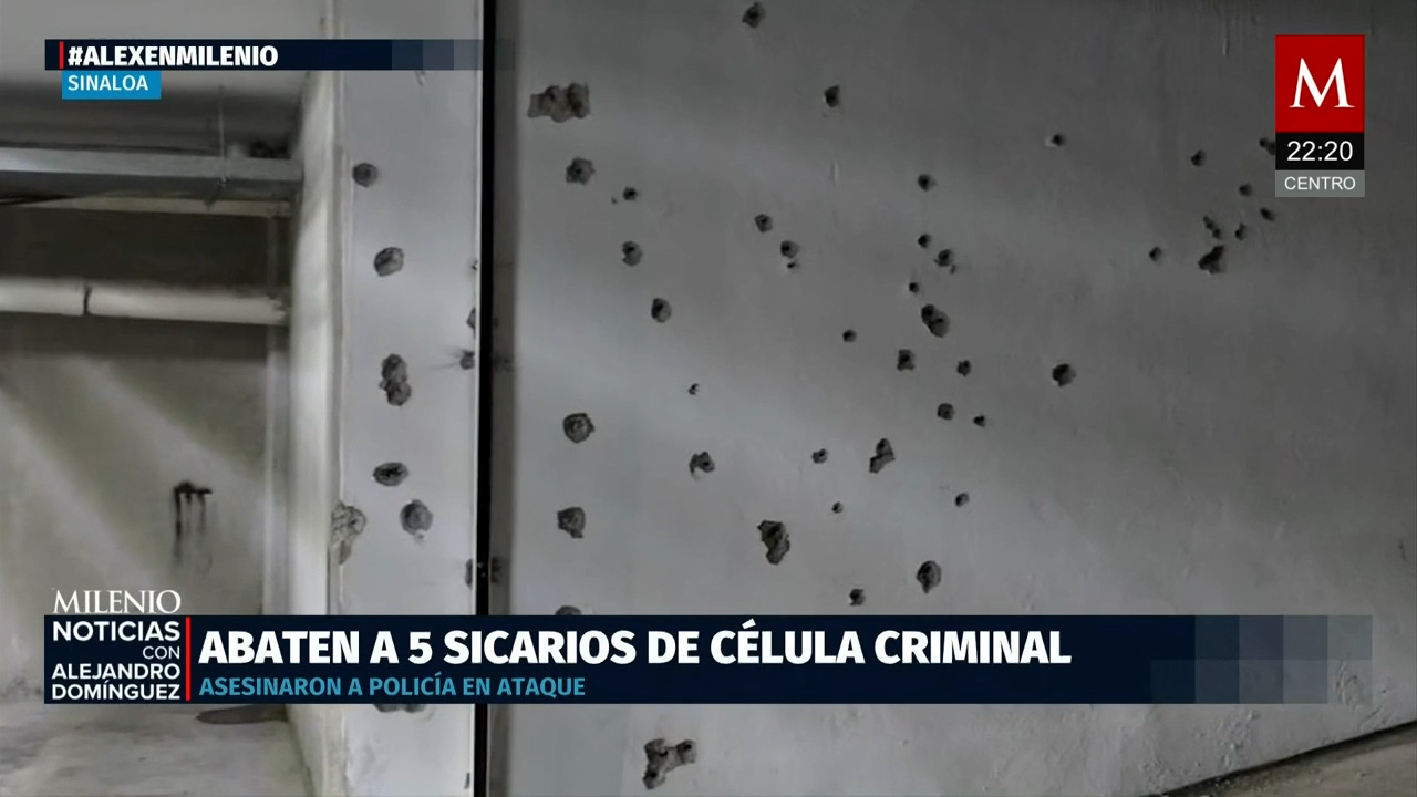 Fuerzas Federales abaten a cinco presuntos criminales en Culiacán tras asesinato de elemento