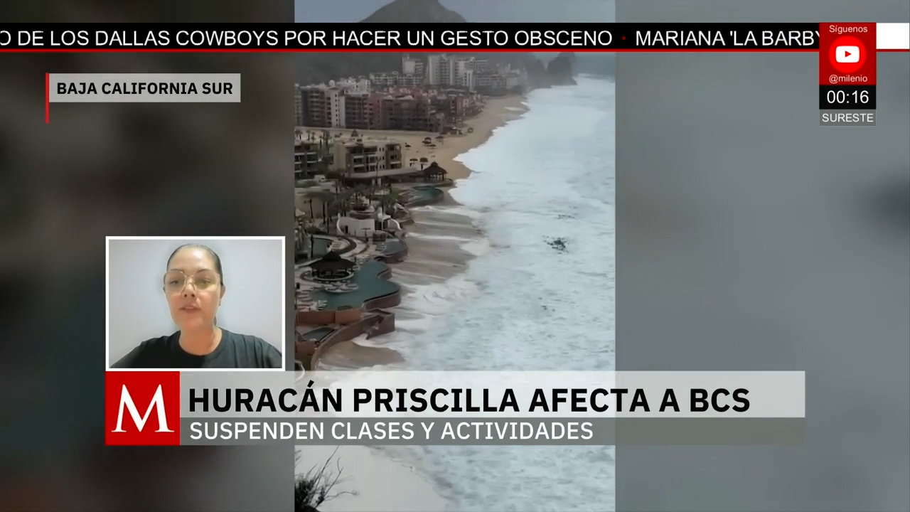 Huracán Priscilla categoría 2 se desplaza por costas del Pacífico