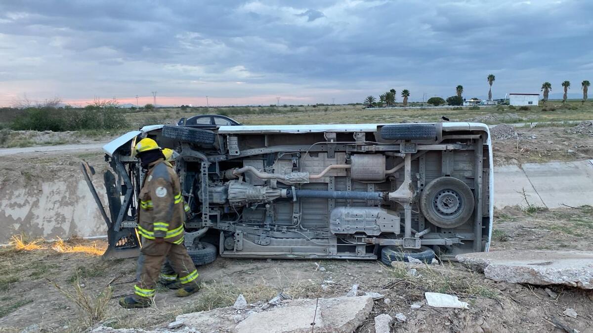 El incidente ocurrió sobre un camino vecinal al ejido Martha del municipio de Gómez Palacio, Durango. | Especial