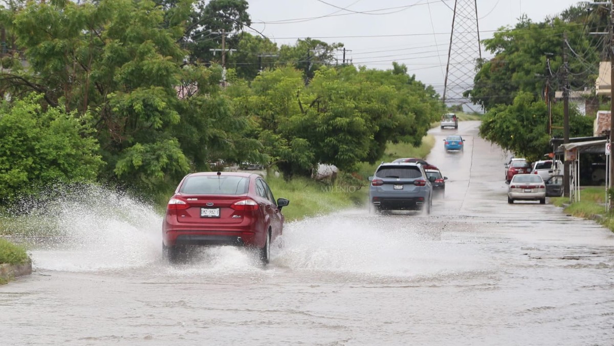 Inundaciones y lluvias en Tampico, sur de Tamaulipas