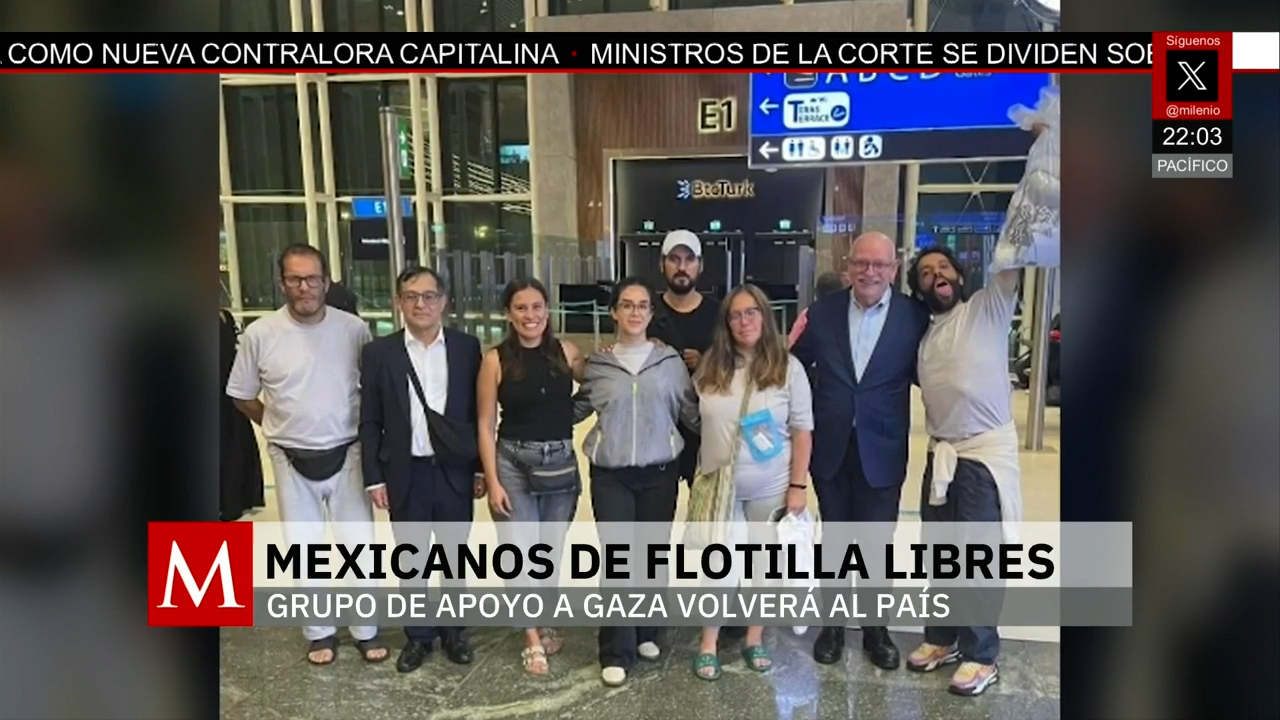 Mexicanos de flotilla humanitaria regresan a Estambul tras detención en Israel