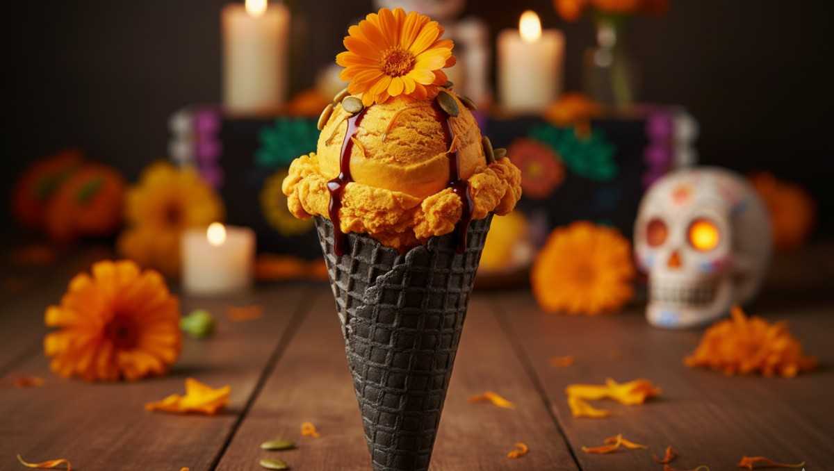 Prepara tu propio helado de cempasúchil | IA DISCOVER