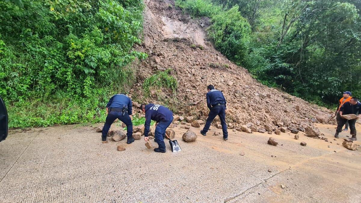 Protección Civil reporta más de 200 incidencias en Hidalgo a causa del huracán Priscila