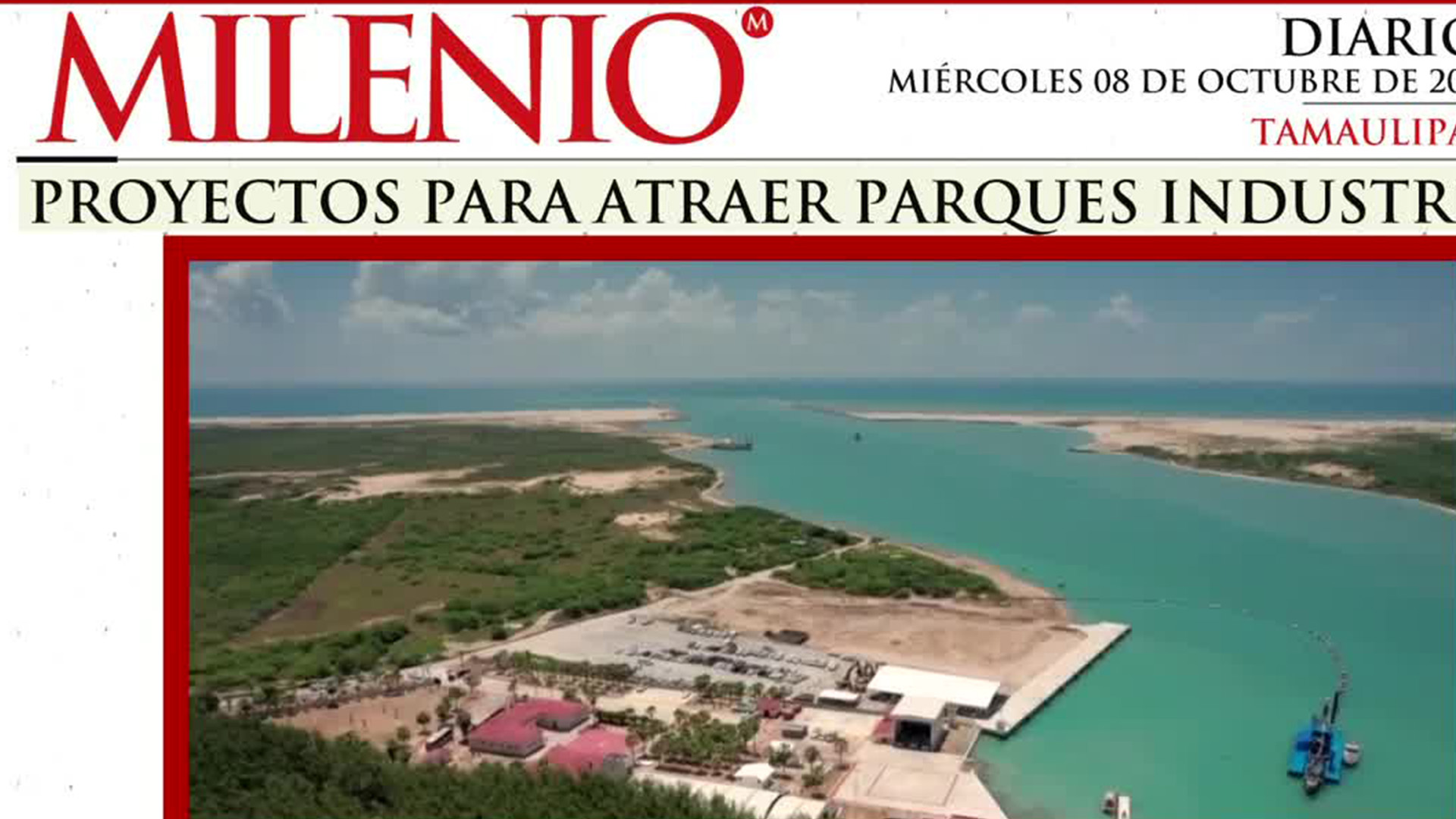 Tamaulipas se lanza por la inversión. Promueve nuevos proyectos para atraer parques industriales