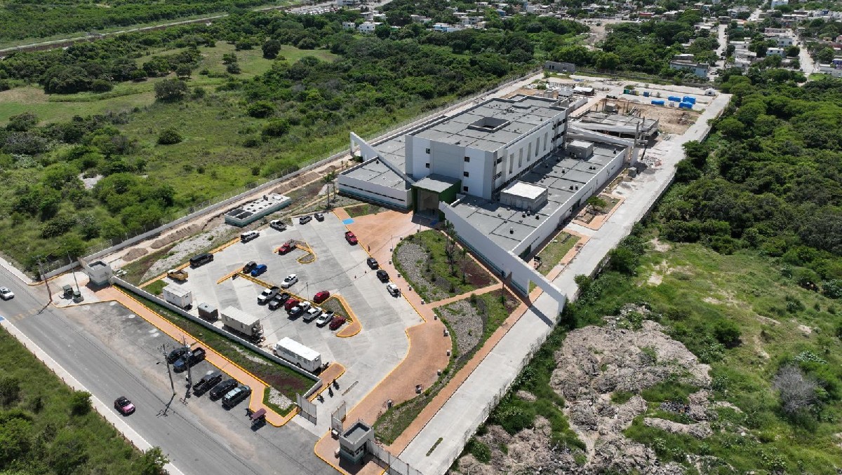 Trabajos finales del nuevo hospital general de Ciudad Madero. (Especial)