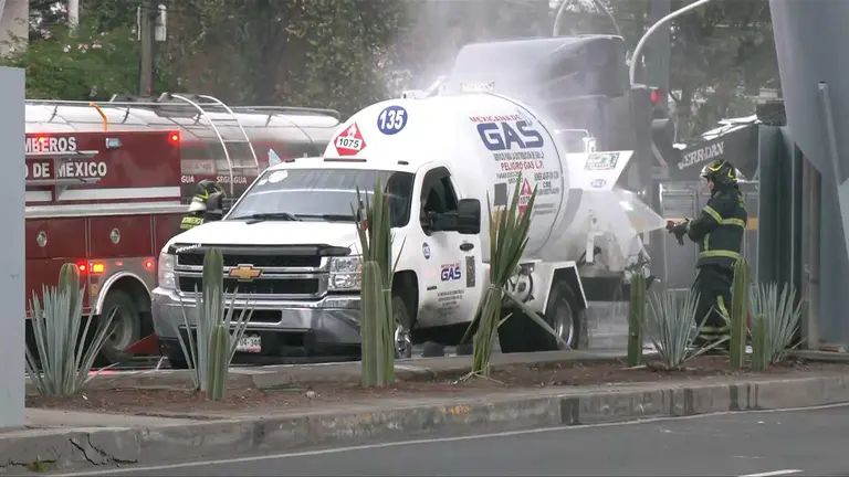 La zona fue acordonada y resguardada por elementos de la Policía capitalina. (Foto: especial).