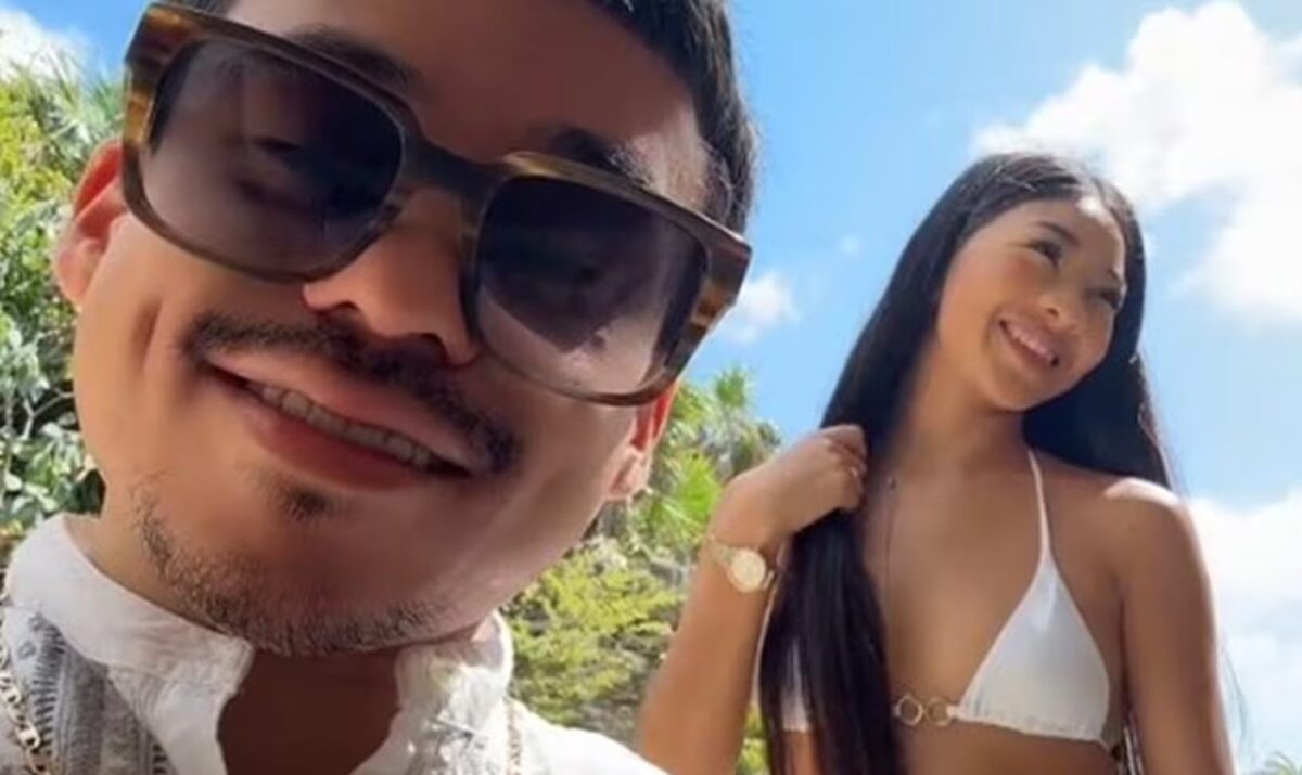 Abel y su novia Aranza Salazar. | ESPECIAL