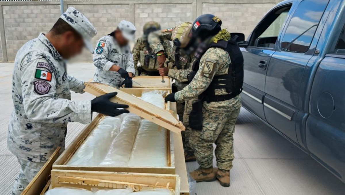 Autoridades incautaron fentanilo y metanfetamina en Sonora. | SSPC