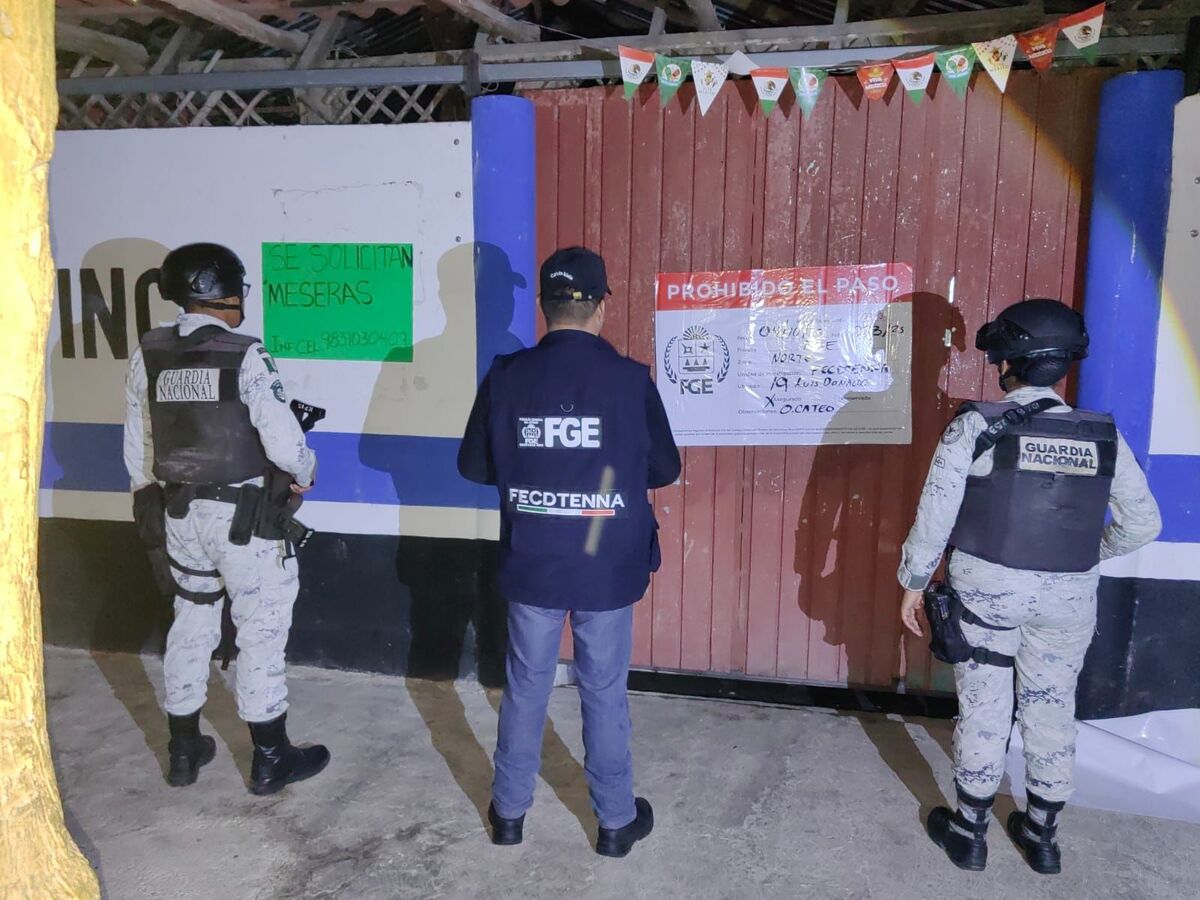 Bar asegurado por la Fiscalía en operativo contra la trata de personas | Especial
