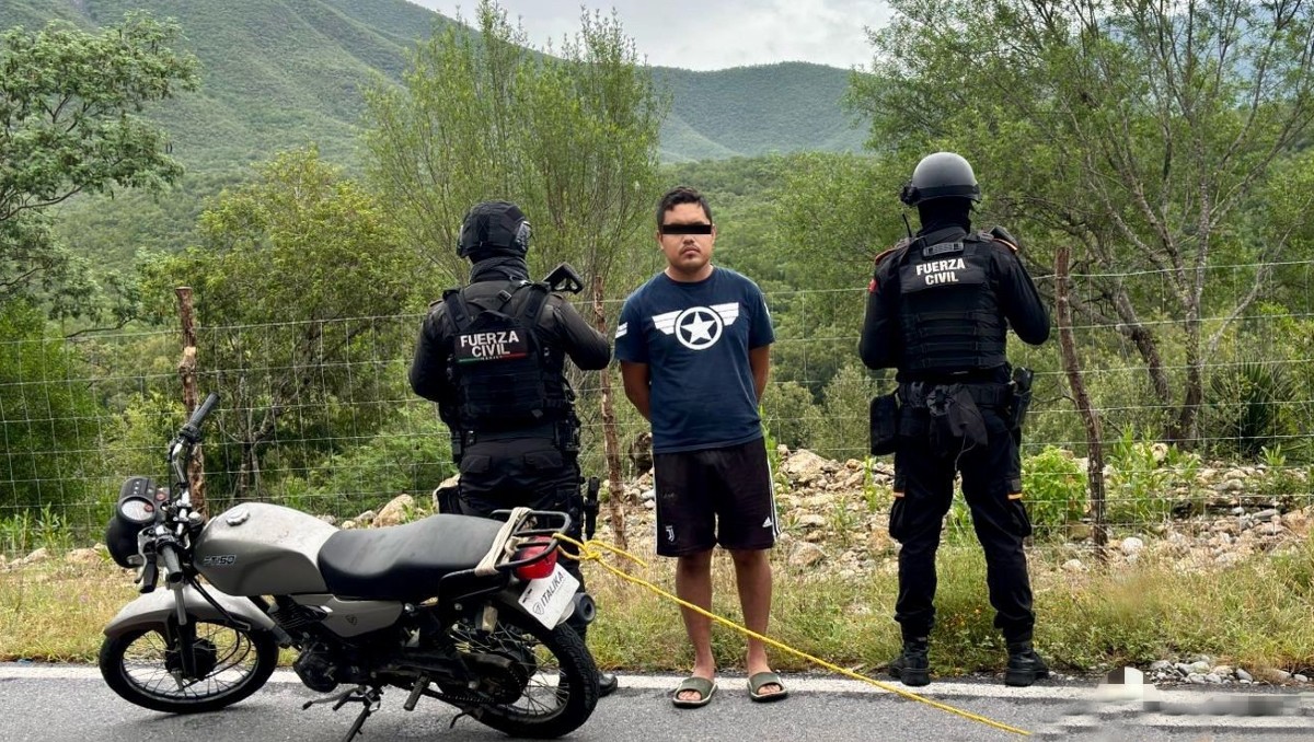 El detenido fue identificado como Brayan “N”, de 23 años de edad. Foto: Especial