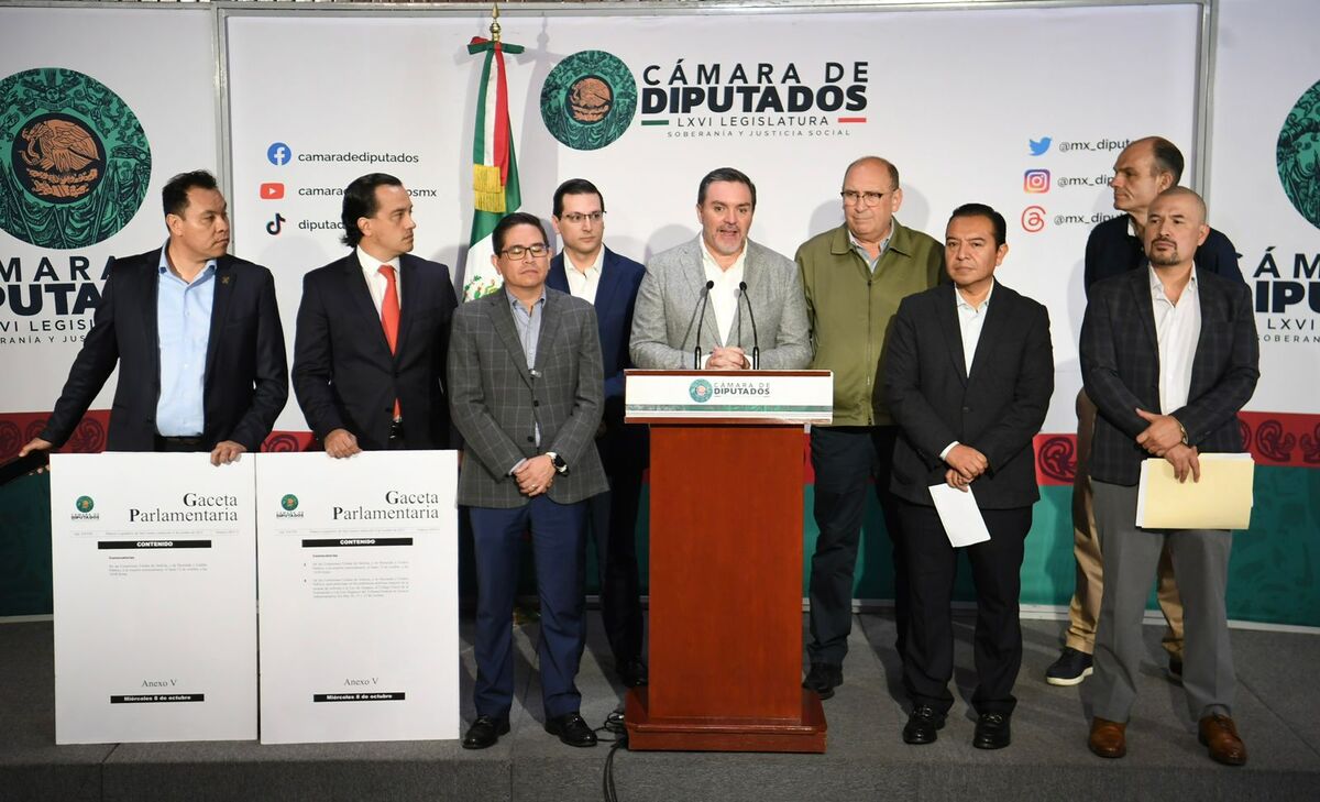 Federico Döring encabezó la conferencia de prensa sobre las inconformidades de la oposición. | Especial