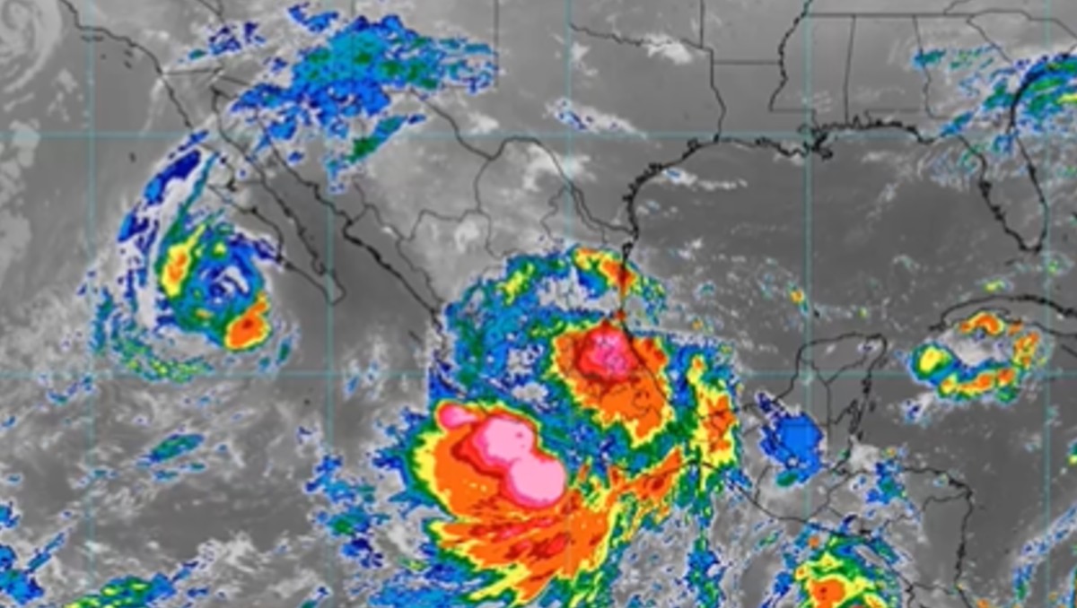 Se formó la Depresión tropical Diecisiete-E | CONAGUA Clima