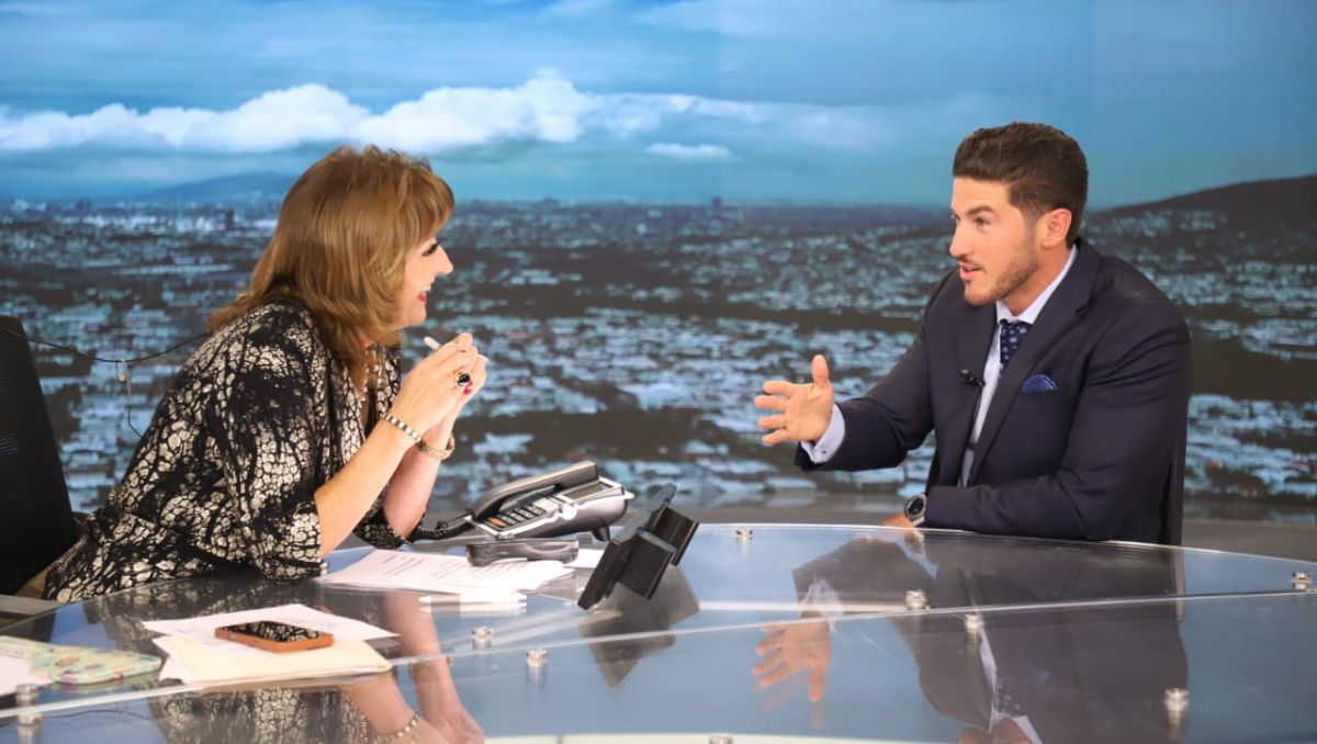 El gobernador afirmó durante la entrevista que 2025 fue el mejor año en una década en cifras de seguridad. Luis Guerra