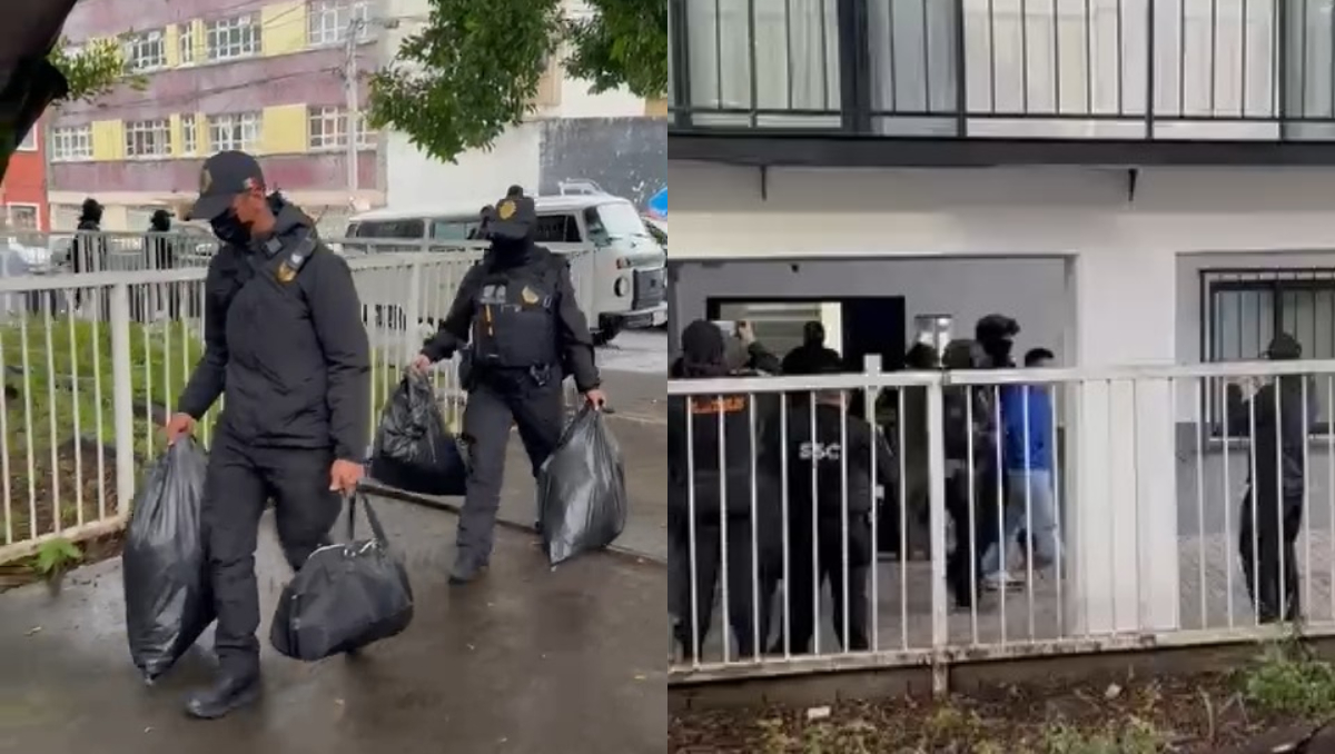 En el operativo decomisaron bolsas negras, cuyo contenido será analizado. | Especial