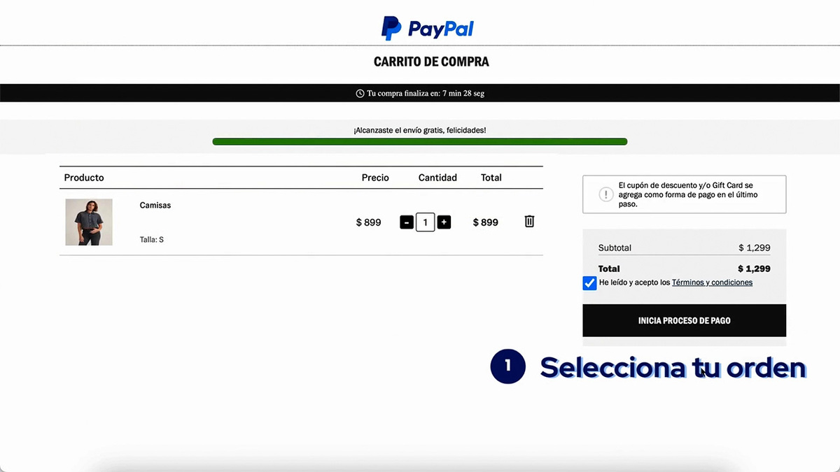 La nueva funcionalidad estará disponible en más de 200 mil negocios mexicanos que aceptan PayPal como método de pago. (Eduardo Domínguez)