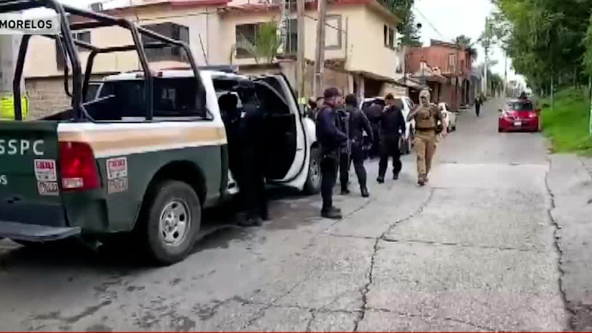 Persecución entre sujetos armados y policía comunitaria en Cuernavaca, Morelos