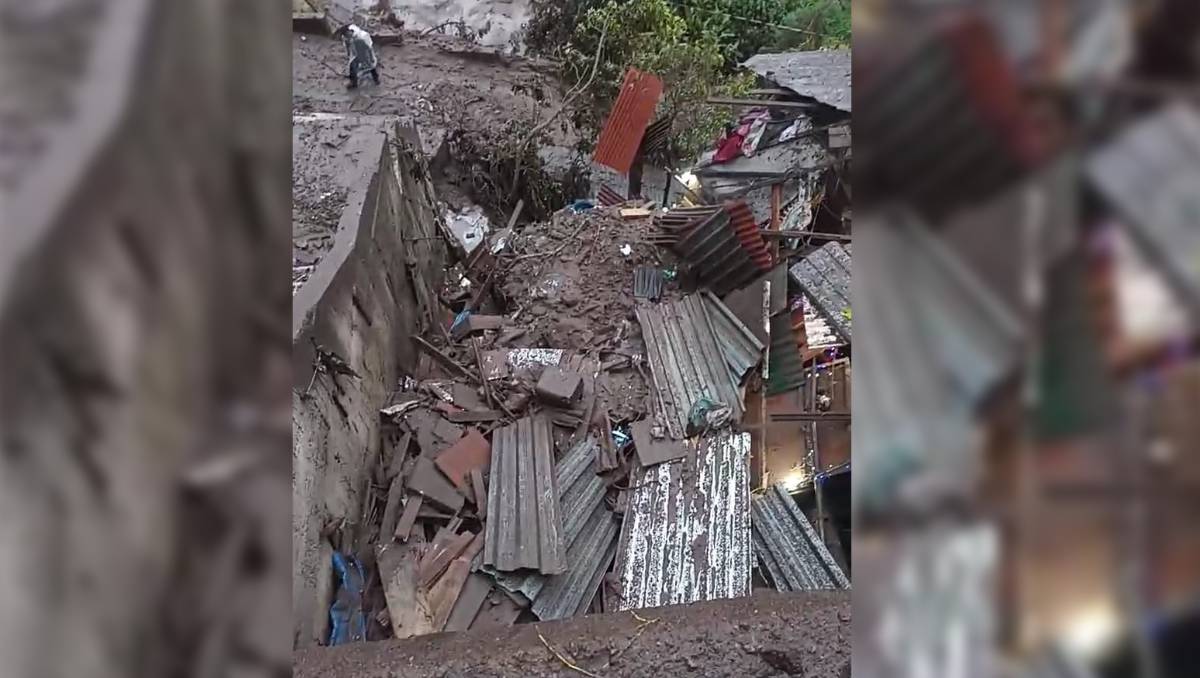 Una persona quedó atrapada, pero fue rescatada con vida por vecinos del lugar. Especial
