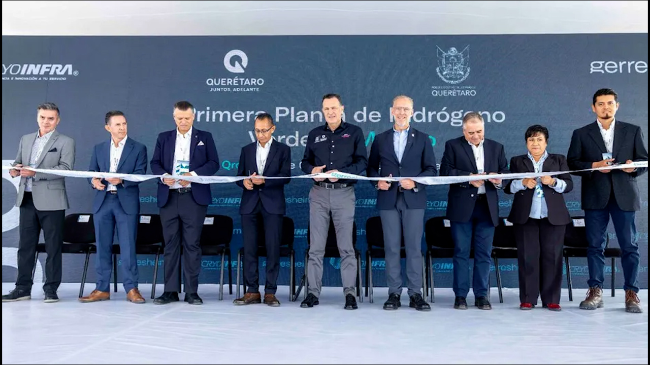 Querétaro estrena la primera planta de hidrógeno verde en México
