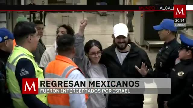 Regresan activistas mexicanos capturados por Israel | Pedro Gamboa, 8 de octubre de 2025