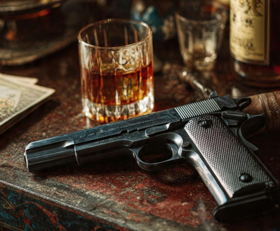 Su grupo criminal presume armas en sus fiestas.