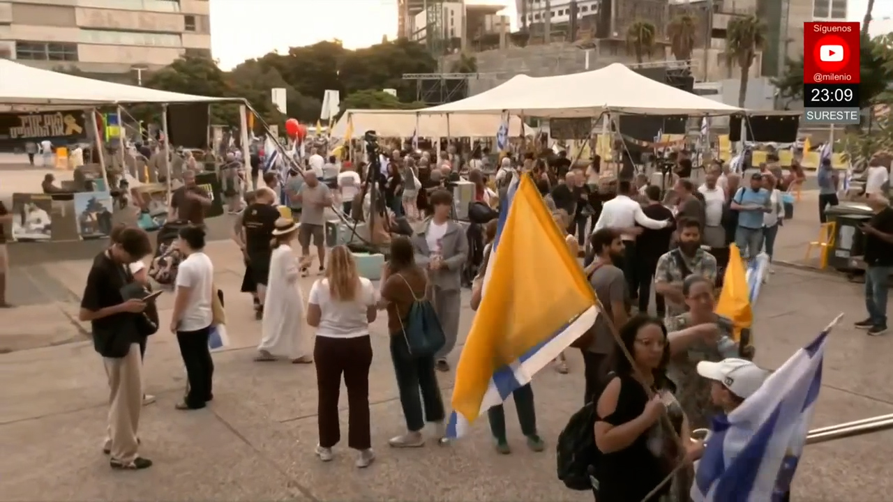 Tel Aviv celebra el acuerdo inicial de paz entre Israel y Hamás en la Franja de Gaza