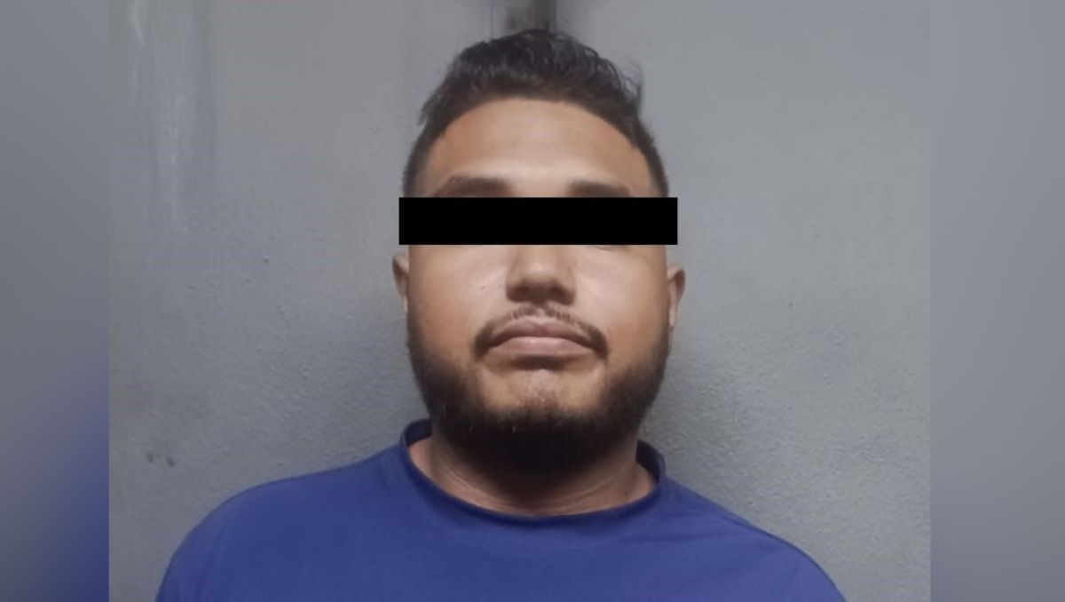 Ángel Mauricio "N", de 29 años,  fue puesto a disposición del Ministerio Público. | Especial
