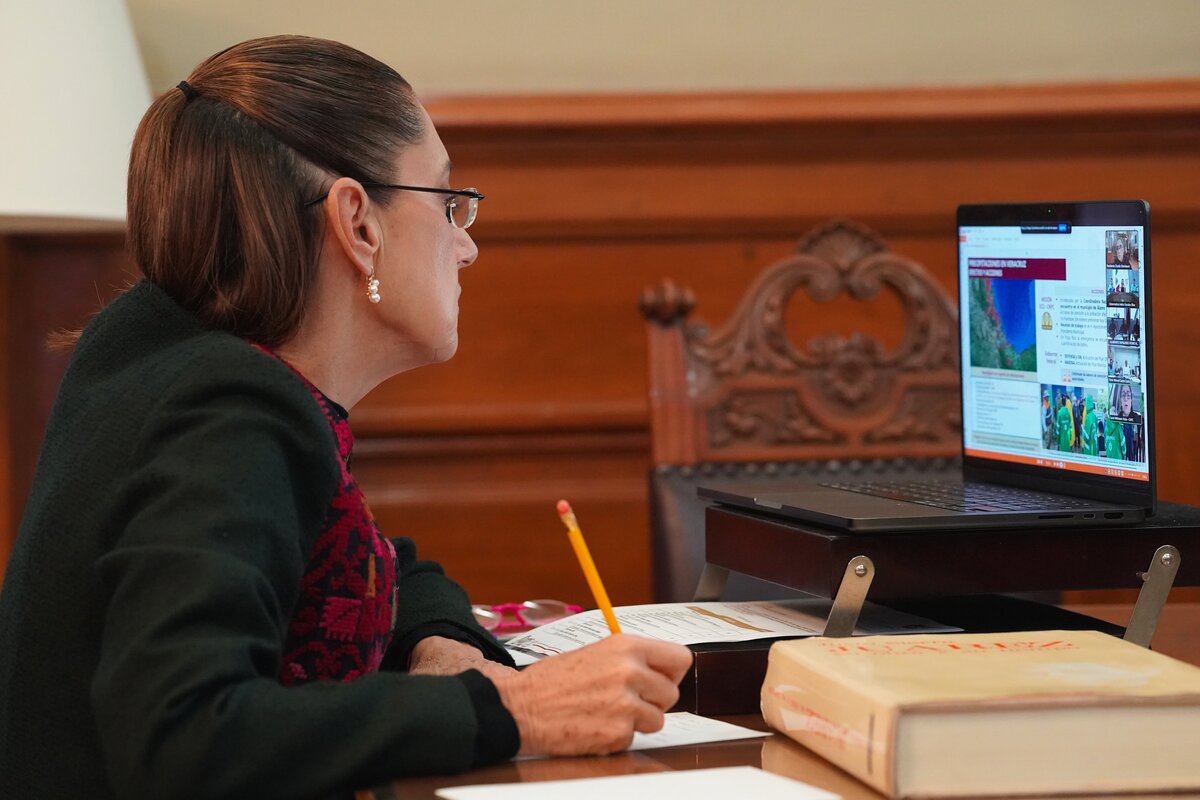 Claudia Sheinbaum encabezó una reunión virtual con las gobernadoras y gobernadores | X: @Claudiashein
