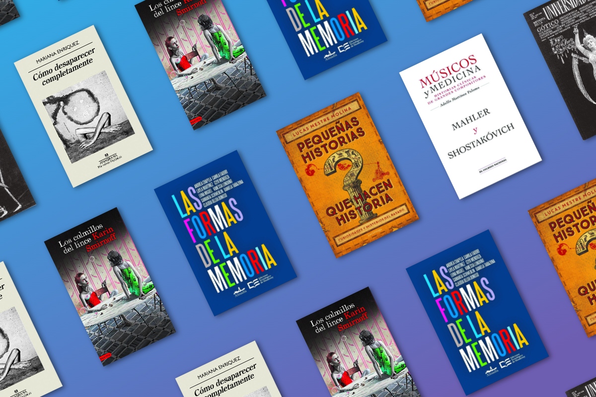 ‘Cómo desaparecer completamente’, de Mariana Enriquez, encabeza nuestra lista. (Montaje: Laberinto)