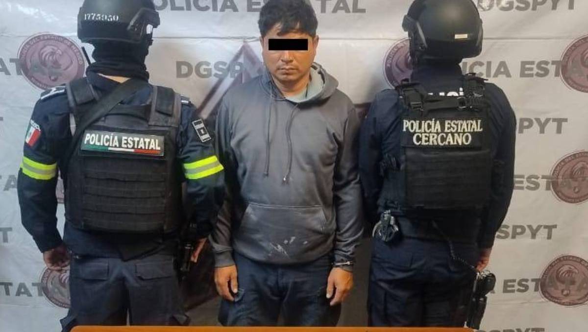 El detenido se identificó como Óscar 'N', de 38 años de edad. Especial