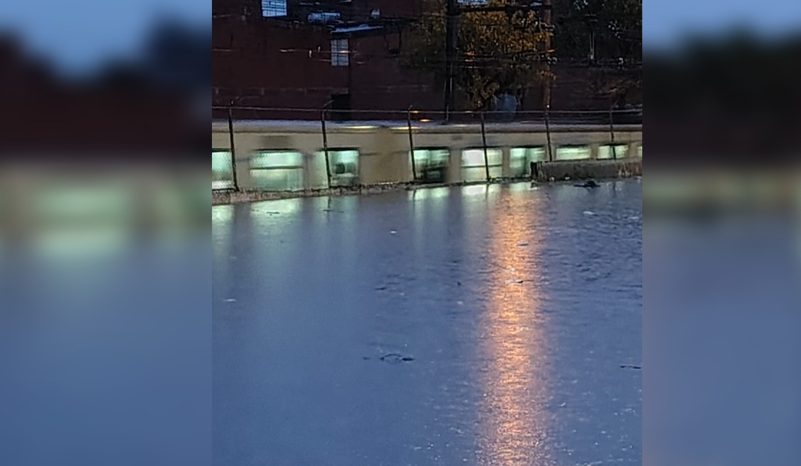 Se inunda Línea A del Metro de la Ciudad de México. (Foto: @AdrianRubalcava)