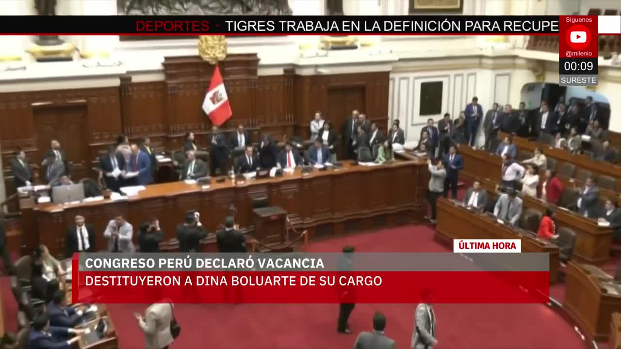 Perú destituye a Dina Boluarte de la presidencia | Paola Barquet, 9 de octubre de 2025