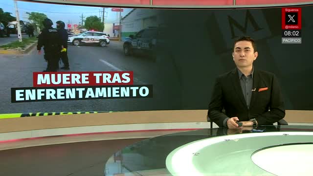 Policía estatal muere tras enfrentamiento armado en Culiacán, Sinaloa
