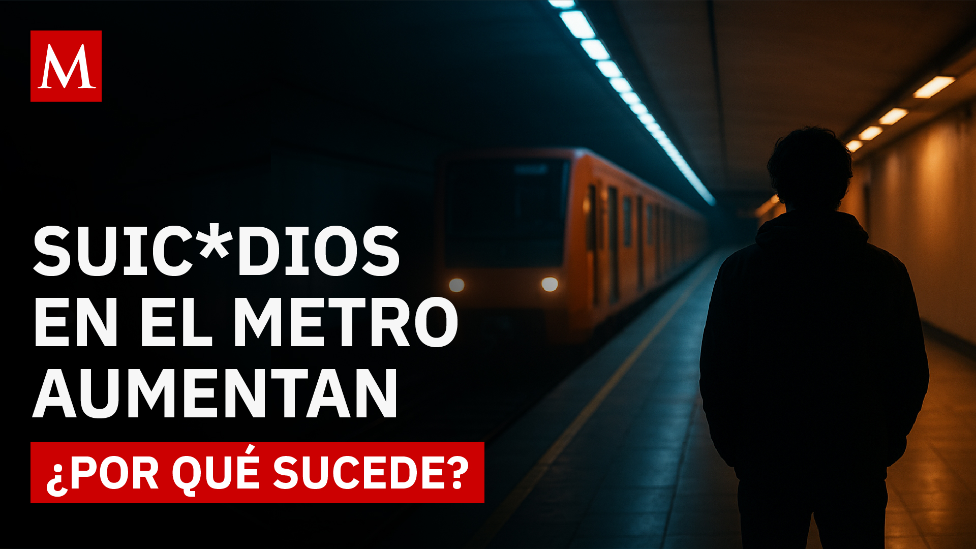 Repunte de suicidios en el Metro CDMX: qué nos dice sobre la crisis de salud mental