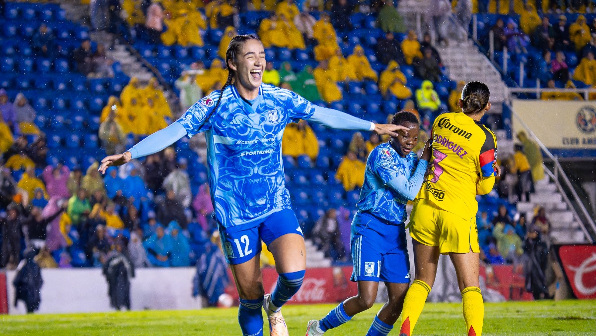 Tigres golpea al América con triunfo de último minuto en la Liga MX Femenil (Imago7)
