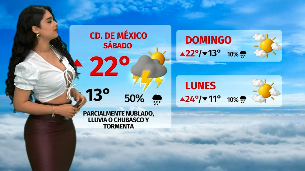 Clima de hoy 11 de octubre de 2025 | Pronóstico con Natalia Sánchez
