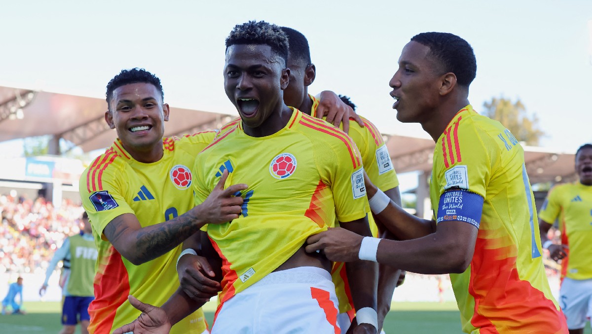 Colombia, a semifinales del Mundial Sub 20 gracias al triplete de Villarreal contra España (AFP)