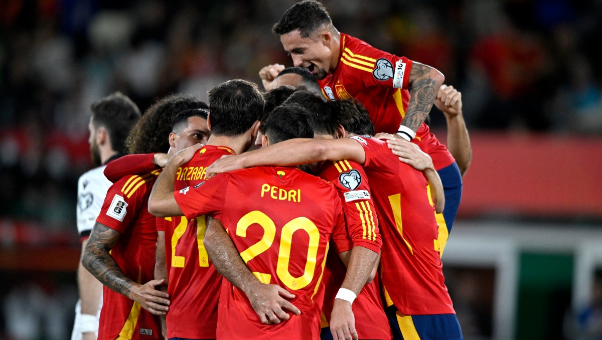 España cumple con victoria ante a Georgia y sigue encaminado al Mundial 2026 (Reuters)