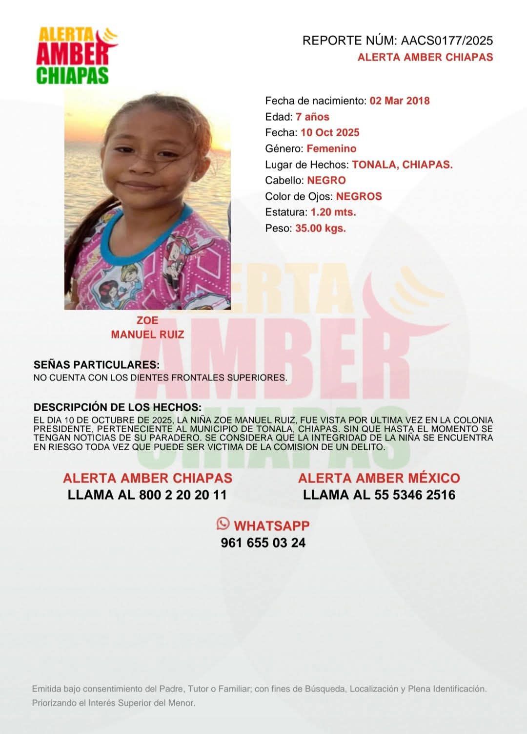 Los familiares interpusieron una denuncia ante las autoridades en Tonalá. (Foto: especial)