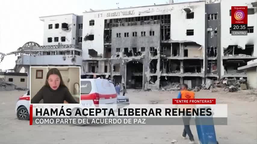 Hamás acepta entregar rehenes como acto de paz | Pedro Gamboa, 10 de octubre de 2025