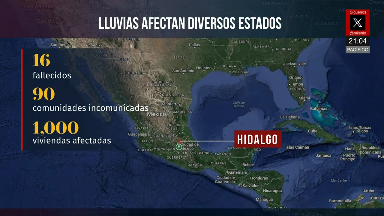 Lluvias en Veracruz dejan tres muertos y más de 40 municipios afectados