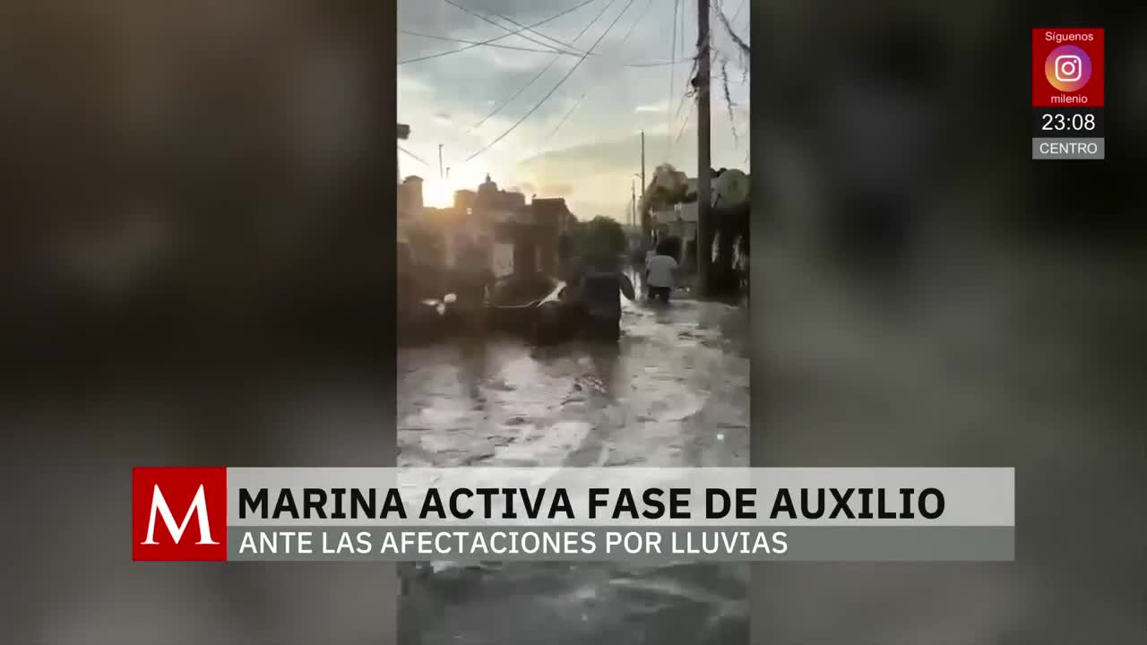 Marina se despliega para apoyar a los afectados por lluvias | Paola Barquet, 10 de octubre de 2025
