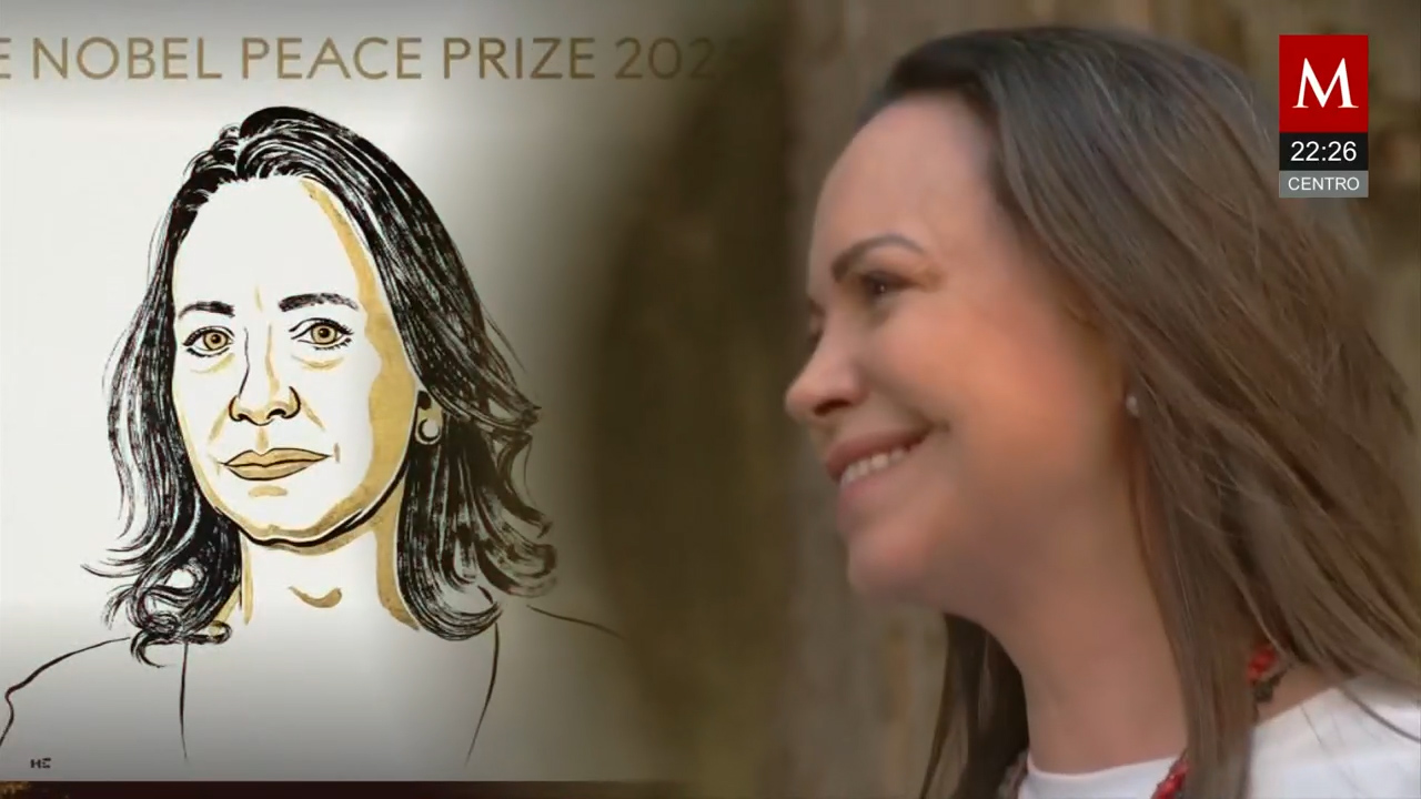 Otorgan el Nobel de la Paz a María Corina Machado por su lucha democrática