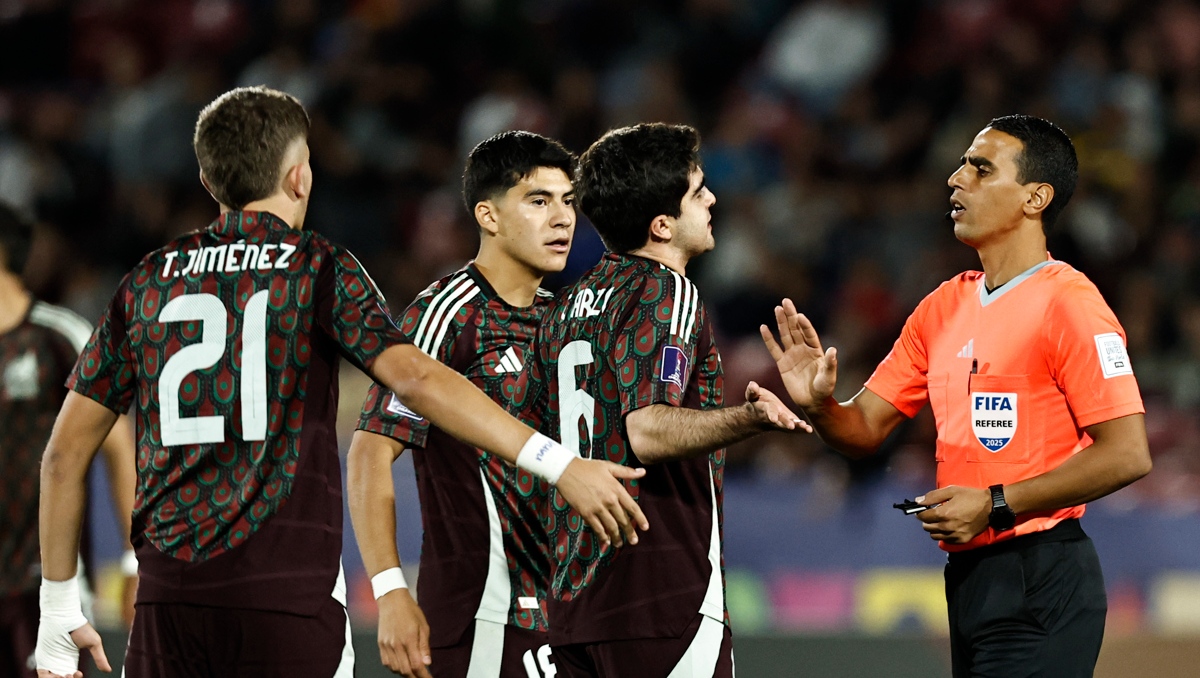 El polémico penal que no le marcaron a la Selección Mexicana Sub 20 en los cuartos de final (EFE)