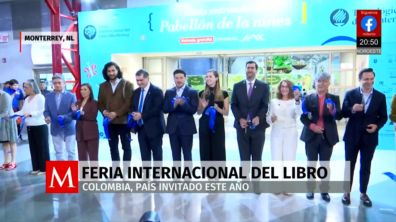 Colombia celebra la lectura como país invitado en la Feria Internacional del Libro de Monterrey