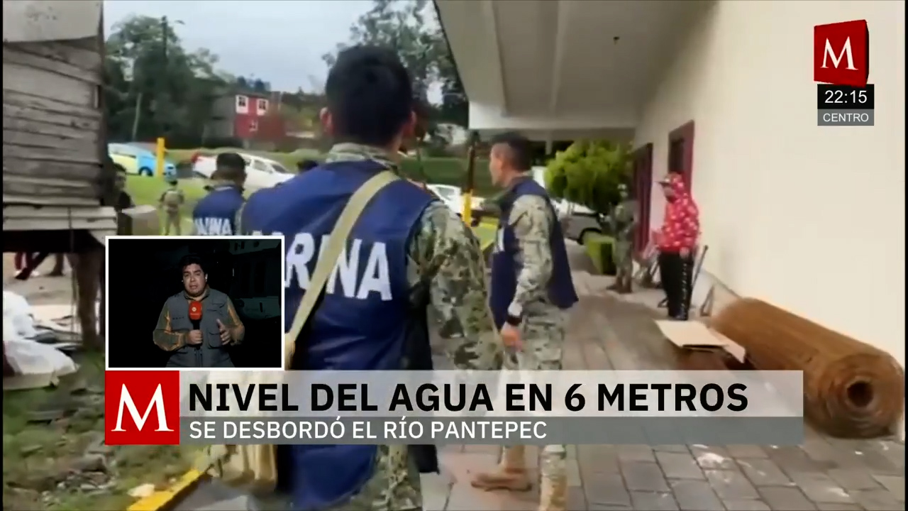 Ejército mexicano aplica el Plan DN-III-E en Puebla tras severas inundaciones
