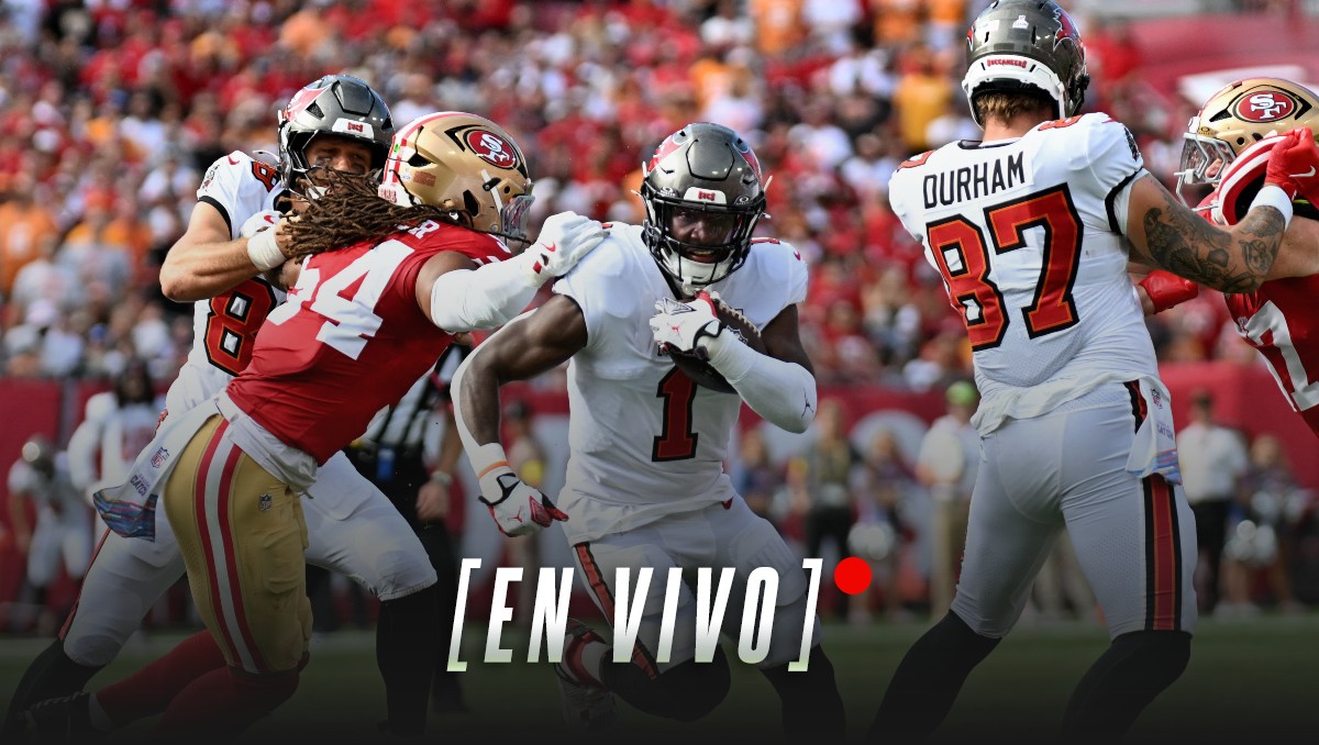 49ers vs Buccaneers EN VIVO: Partido HOY semana 6 de la NFL 2025 (Reuters)