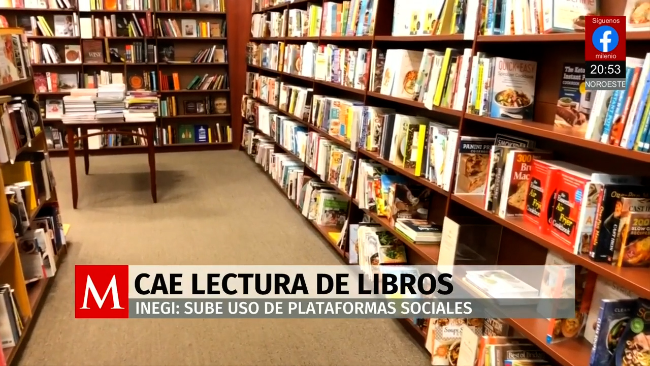 INEGI revela que jóvenes leen menos libros completos y más en plataformas digitales