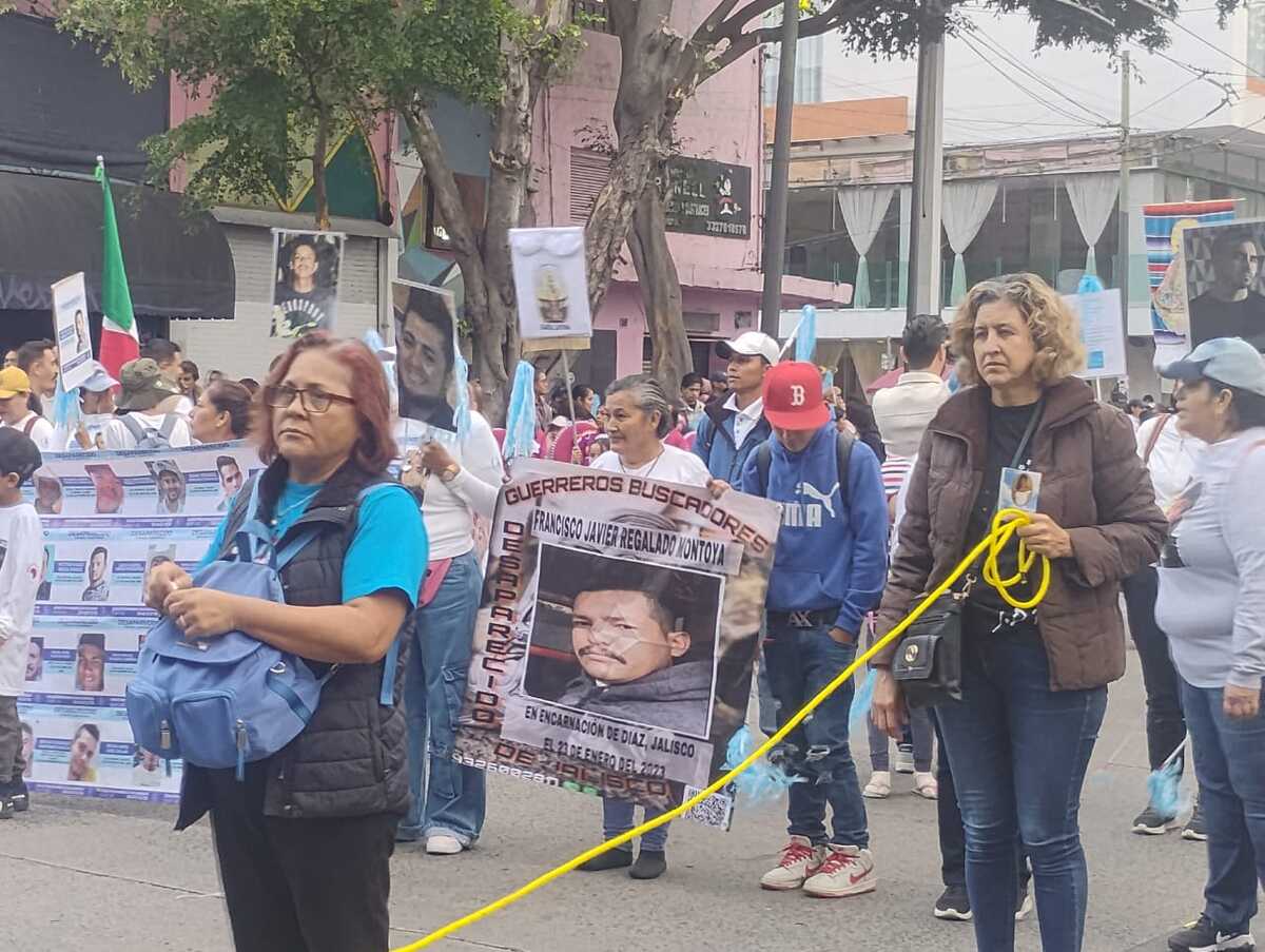 Madres de desaparecidos acompañaron a la Virgen de Zapopan. (Dalia Rojas)