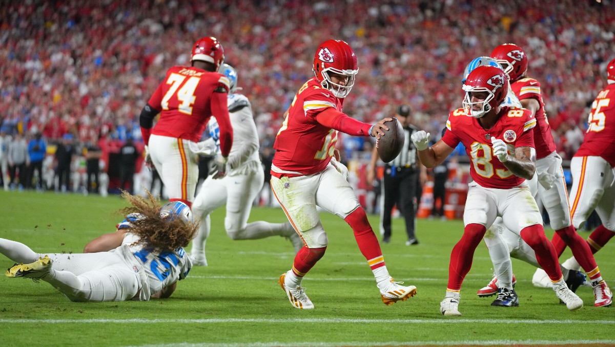 Patrick Mahomes lidera victoria de los Chiefs sobre Lions en la Semana 6 de la NFL (AP)