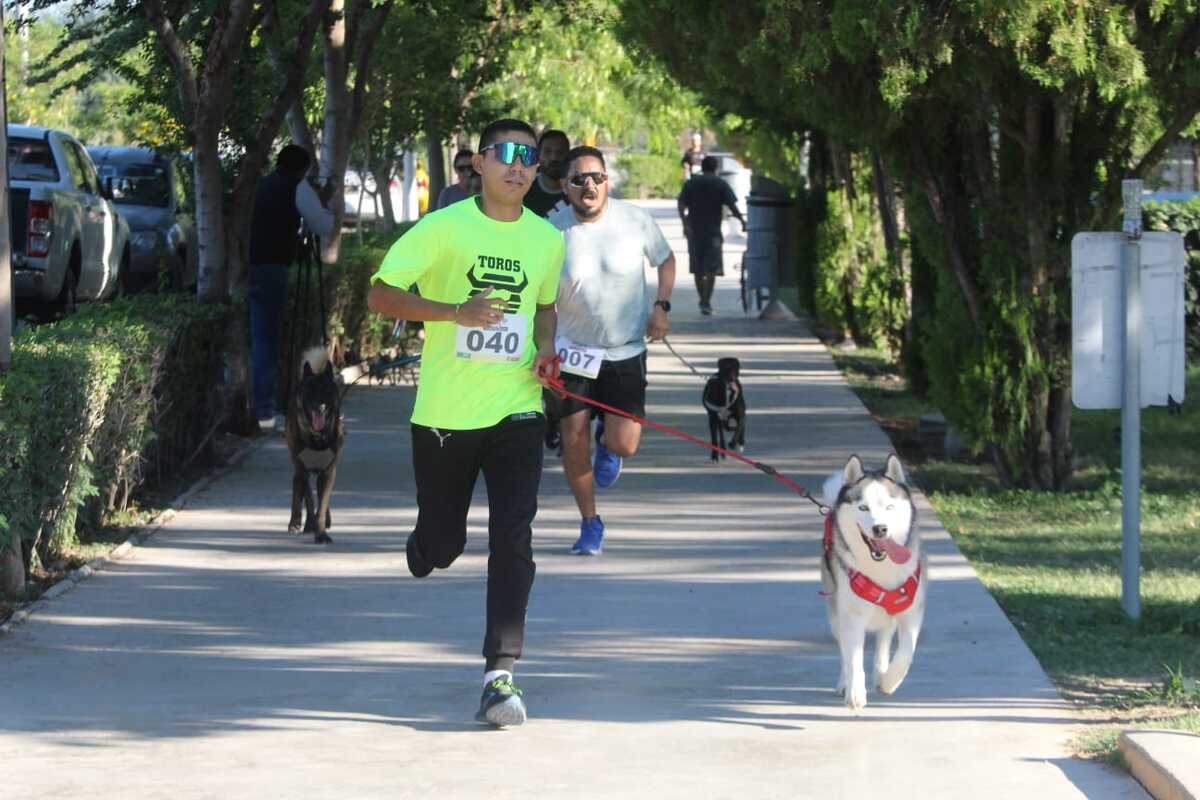 Primera carrera perrona en Torreón. | Roberto Amaya